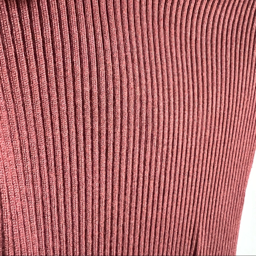 Knit Cold Shoulder Ribbed Bodysuit - Picture 12 of 12